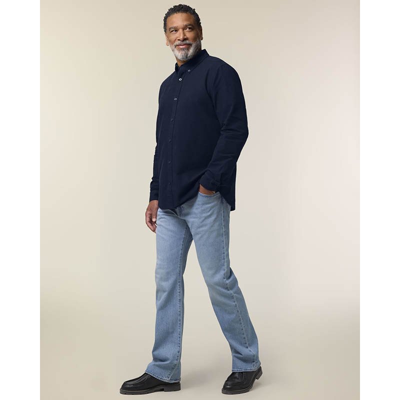 Pánska košeľa (STANLEY\STELLA Stanley Oxford Shirt) > modrá (french navy) > 5XL