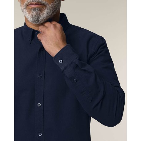 Pánska košeľa (STANLEY\STELLA Stanley Oxford Shirt) > modrá (french navy) > S