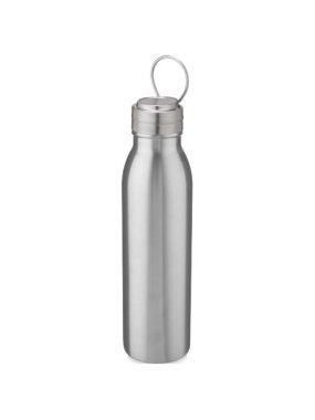 Sportovní lahev z nerezové oceli o objemu 700 ml s kovovým poutkem Harper>strieborná