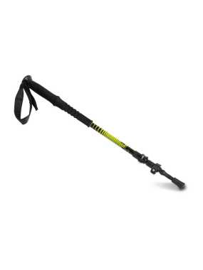 Trekingová palica (KIMOOD TELESCOPIC TREKKING POLE) > čierna / zelená (burnt lime)