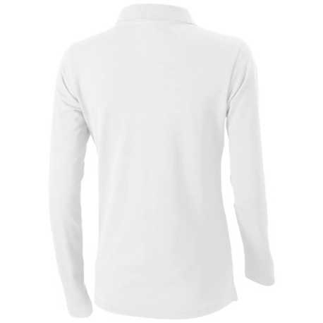 Dámska polokošeľa (Oakville Ladies long sleeve Polo Elevate) > biela > S