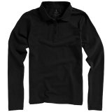 Dámska polokošeľa (Oakville Ladies long sleeve Polo Elevate) > čierna (solid) > S
