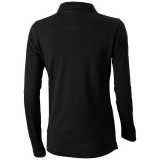 Dámska polokošeľa (Oakville Ladies long sleeve Polo Elevate) > čierna (solid) > S