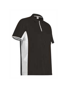 Pánska polokošeľa (STRATEGY) > čierna / biela > XL