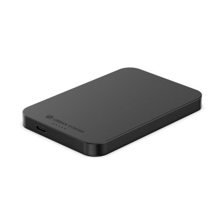 Powerbanka 5000mAh Urban Vitamin Richmond z RCS alu a plastu > čierna