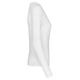Dámske tričko ( Kariban Ladies Long Sleeve V-Neck T-Shirt ) > biela > XL