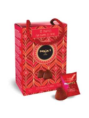 Gift cardbox 10 French truffles, pure cocoa butter 85 g Maxim’s