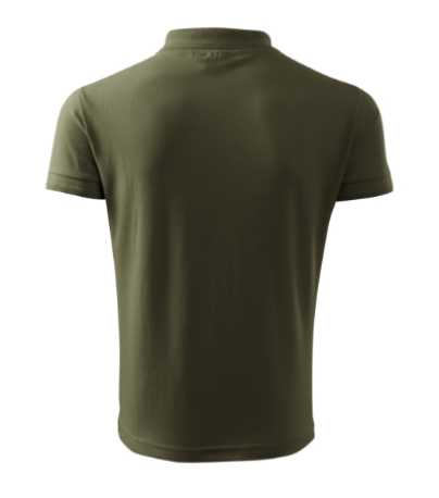 Unisex polokošeľa (MALFINI Pique 200) > zelená (military) > S