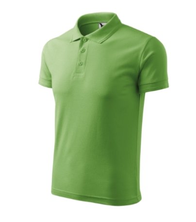 Unisex polokošeľa (MALFINI Pique 200) > zelená (hrášková) > 3XL