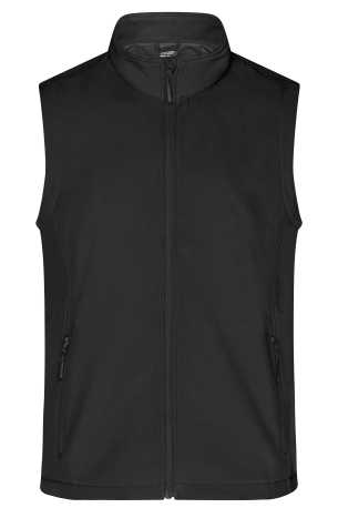 Pánska vesta (DAIBER Mens Promo Softshell Vest) > čierna / čierna > S