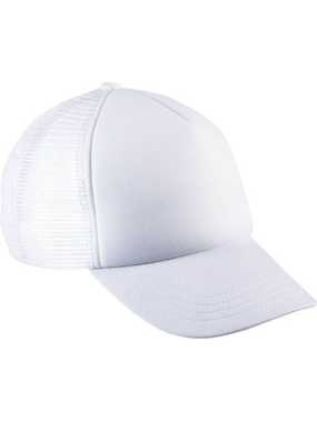 5 panelová šiltovka (K-UP KIDS' TRUCKER MESH CAP - 5 PANELS) > biela