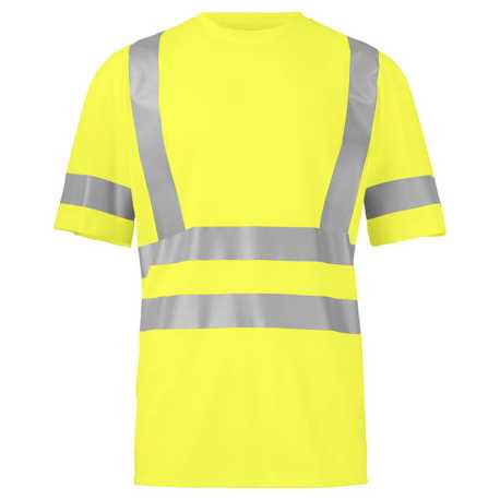 Pánske tričko (PROJOB T-SHIRT EN ISO 20471 CLASS 3/2) > žltá / modrá (navy) > 2XL