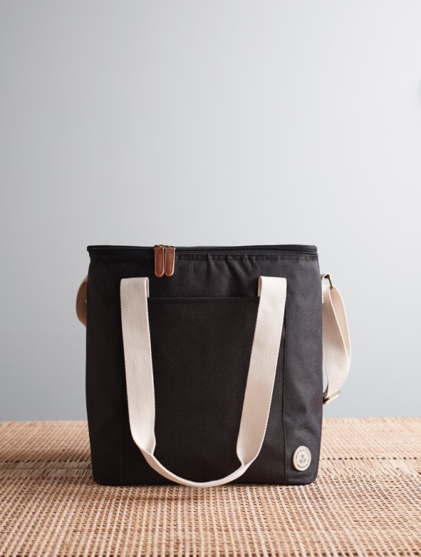 Veľká chladiaca taška VINGA RPET Sortino > čierna