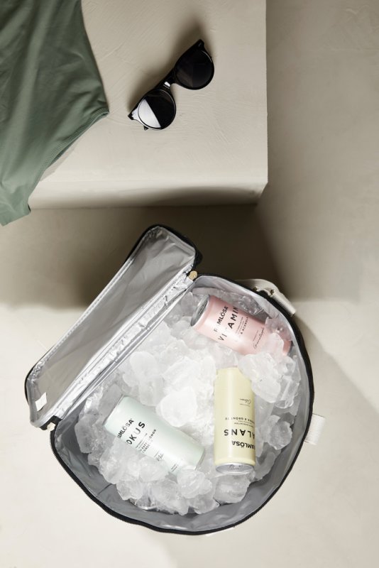 Veľká chladiaca taška VINGA RPET Sortino > čierna