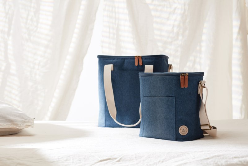 Veľká chladiaca taška VINGA RPET Sortino > modrá