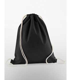Vak so šnúrkami (WM Organic Cotton InCo. Gymsac) > čierna