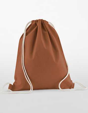 Vak so šnúrkami (WM Organic Cotton InCo. Gymsac) > hnedá (terracotta)