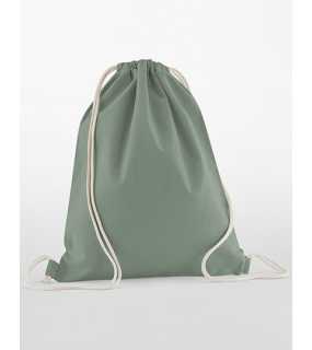 Vak so šnúrkami (WM Organic Cotton InCo. Gymsac) > zelená (dusty)