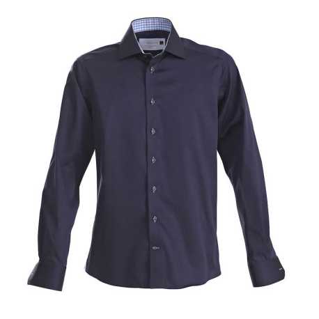 Pánska košeľa (James Harvest SHIRT RED BOW 20) > modrá (navy) > 4XL