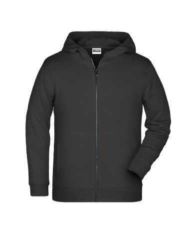 Detská mikina(DAIBER Childrens Zip Hoody) > čierna > XS