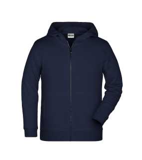 Detská mikina(JN Childrens Zip Hoody) > modrá (navy) > L