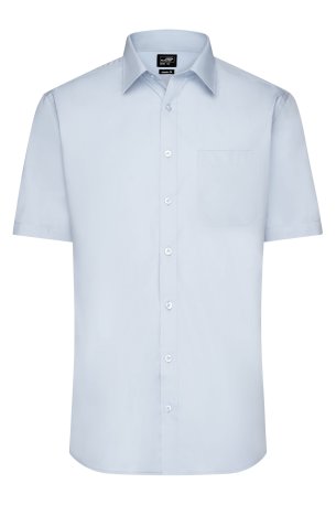 Pánska košeľa(DAIBER Mens Shirt Shortsleeve Poplin) > modrá (light) > S