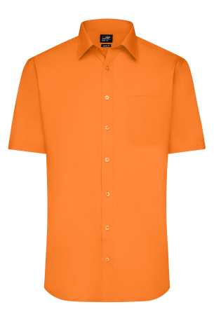 Pánska košeľa(DAIBER Mens Shirt Shortsleeve Poplin) > oranžová > S