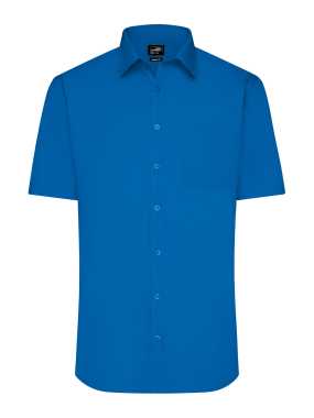 Pánska košeľa(DAIBER Mens Shirt Shortsleeve Poplin) > modrá (royal) > 2XL