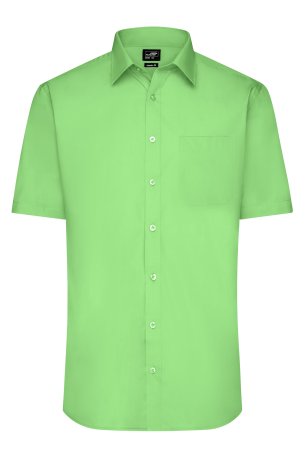 Pánska košeľa(DAIBER Mens Shirt Shortsleeve Poplin) > zelená (lime) > S
