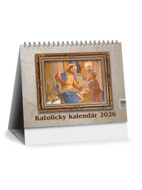 Stolový kalendár (Katolícky kalendár 2026) - 22 x 16,5 cm