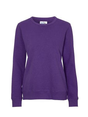 Dámska mikina (COTTOVER CREW NECK WOMAN (GOTS)) > fialová > 2XL