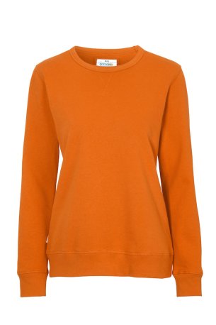 Dámska mikina (COTTOVER CREW NECK WOMAN (GOTS)) > oranžová > M