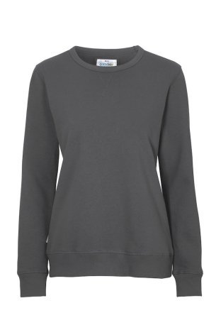 Dámska mikina (COTTOVER CREW NECK WOMAN (GOTS)) > šedá (charcoal) > M