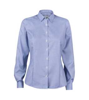 Dámska košeľa (James Harvest PURPLE BOW 48 LADIES) > modrá (pattern) > L