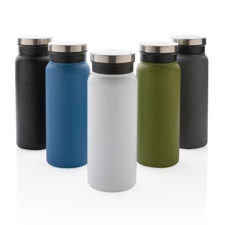 Termo fľaša z RCS recyklovanej ocele 600ml > čierna / čierna