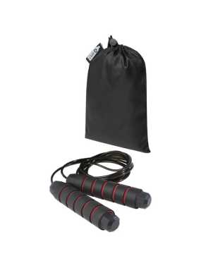 Měkké švihadlo v pouzdře z recyklovaného PET plastu Austin>červená (medium)