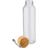 Sklenená fľaša na pitie (600 ml) > hnedá