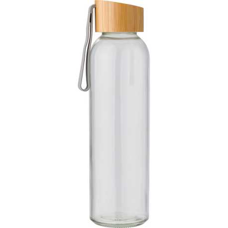 Sklenená fľaša na pitie (600 ml) > hnedá