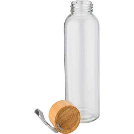 Sklenená fľaša na pitie (600 ml) > hnedá