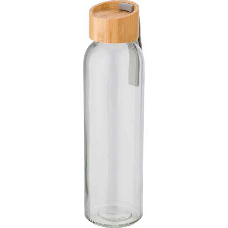 Sklenená fľaša na pitie (600 ml) > hnedá