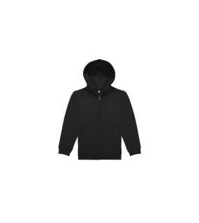 Detská mikina (B&C ID.334 Zip Hood /kids) > čierna > 12/13