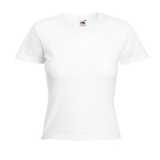 Dámske tričko (FRUIT OF THE LOOM Lady-Fit Valueweight T) > biela > S