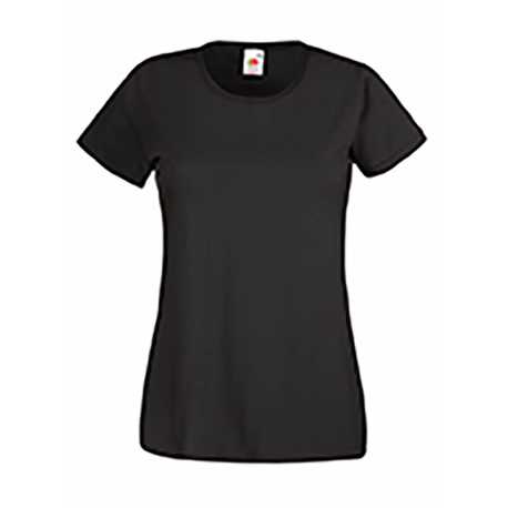 Dámske tričko (FRUIT OF THE LOOM Lady-Fit Valueweight T) > šedá(charcoal) > 2XL