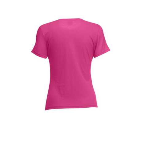 Dámske tričko (FRUIT OF THE LOOM Lady-Fit Valueweight T) > ružová (fuchsia) > M