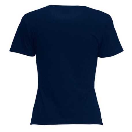 Dámske tričko (FRUIT OF THE LOOM Lady-Fit Valueweight T) > modrá (deep navy) > S