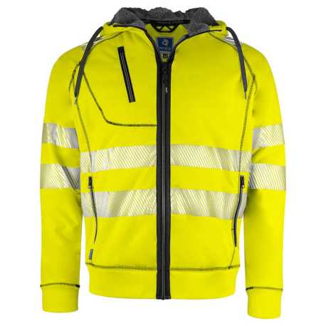 Pánska bunda (PROJOB HOODJACKET EN ISO 20471 CL. 3/2) > žltá / čierna > M