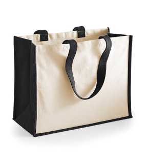 Nákupná taška (WM Printers Jute Classic Shopper) > čierna