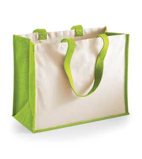 Nákupná taška (WM Printers Jute Classic Shopper) > zelená (apple)