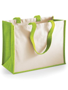 Nákupná taška (WM Printers Jute Classic Shopper) > zelená (apple)