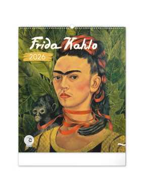 Nástenný kalendár (Frida Kahlo 2026) - 48 x 56 x 1 cm